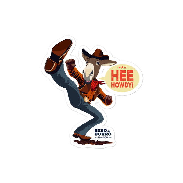 Hee Howdy Kickin Rico Stickers