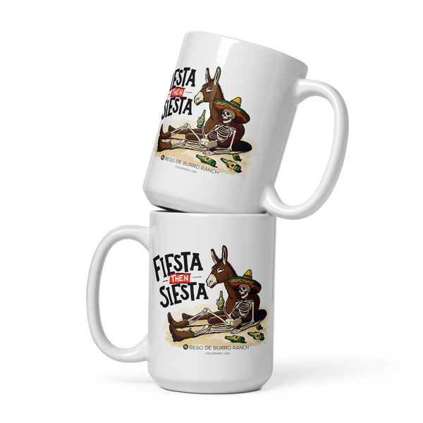 Fiesta then Siesta Coffee Mug