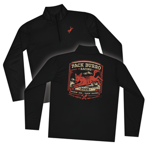Pack Burro Racing 2026 Quarter-Zip Tech Pullover in Rusty Red