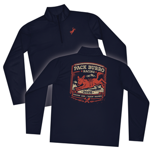 Pack Burro Racing 2026 Quarter-Zip Tech Pullover in Rusty Red